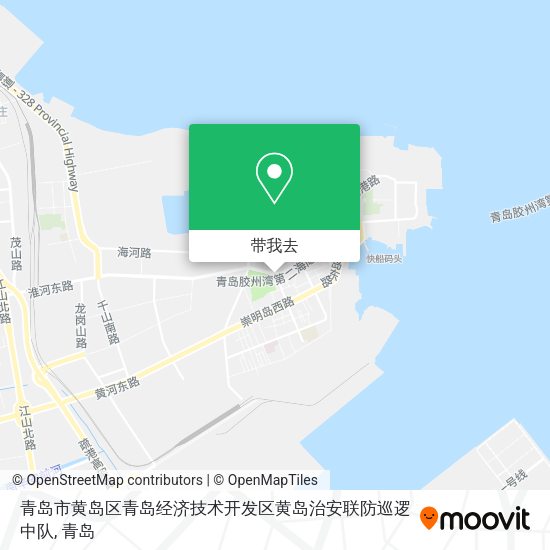 青岛市黄岛区青岛经济技术开发区黄岛治安联防巡逻中队地图