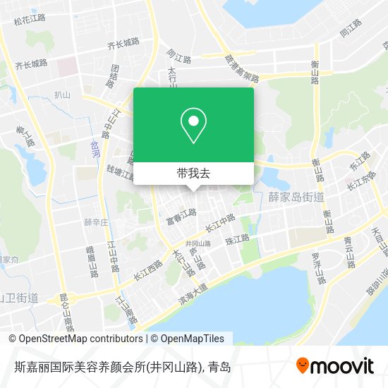 斯嘉丽国际美容养颜会所(井冈山路)地图