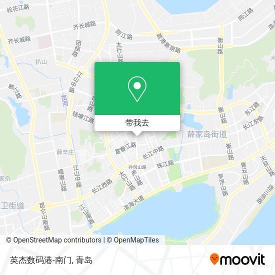 英杰数码港-南门地图