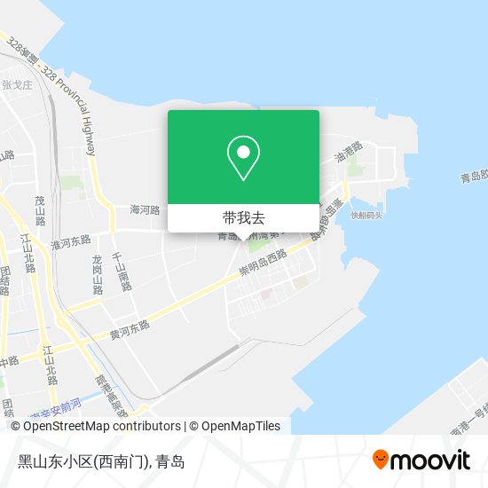 黑山东小区(西南门)地图