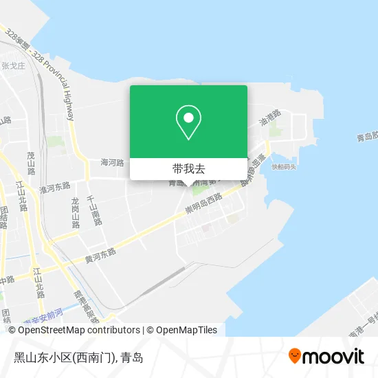 黑山东小区(西南门)地图