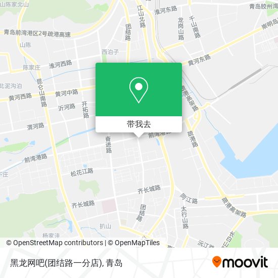 黑龙网吧(团结路一分店)地图