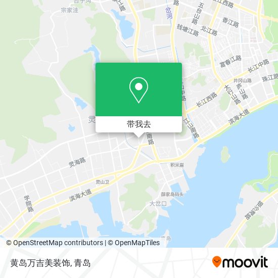 黄岛万吉美装饰地图