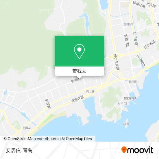 安居信地图