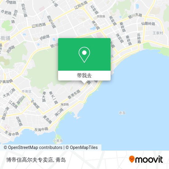 博帝信高尔夫专卖店地图
