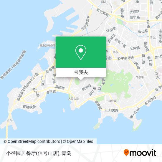 小径园居餐厅(信号山店)地图