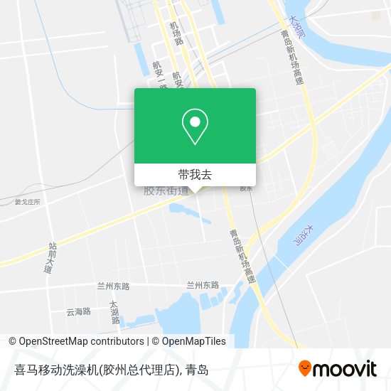 喜马移动洗澡机(胶州总代理店)地图