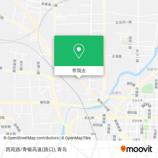 西苑路/青银高速(路口)地图