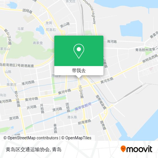 黄岛区交通运输协会地图