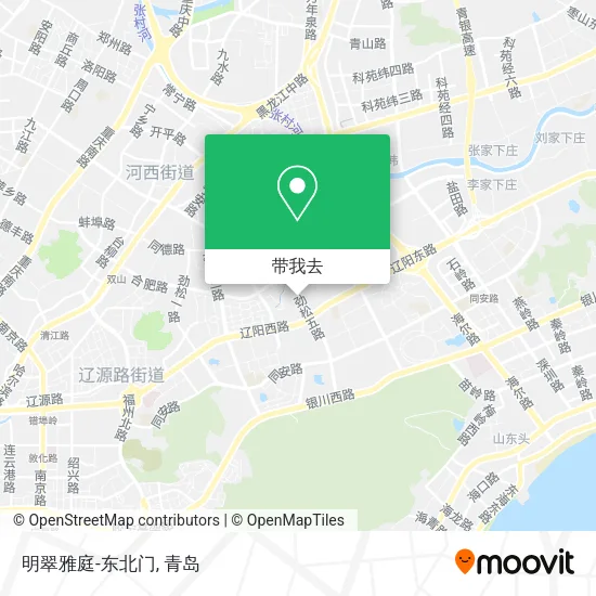 明翠雅庭-东北门地图
