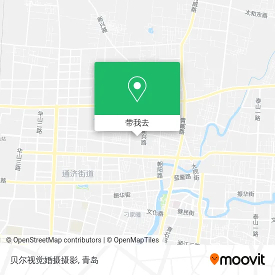 贝尔视觉婚摄摄影地图