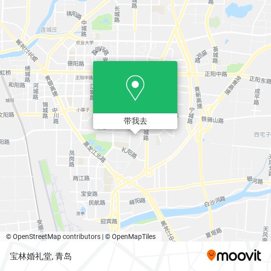 宝林婚礼堂地图