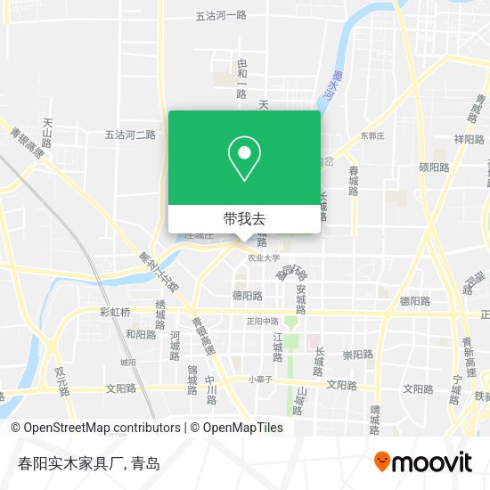 春阳实木家具厂地图