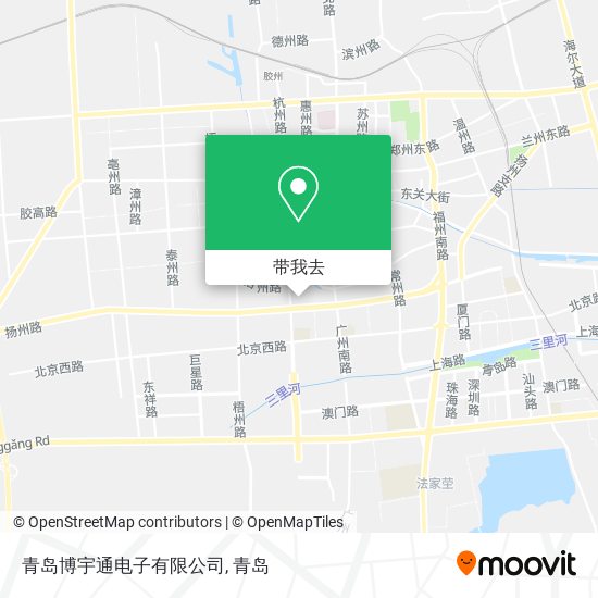 青岛博宇通电子有限公司地图