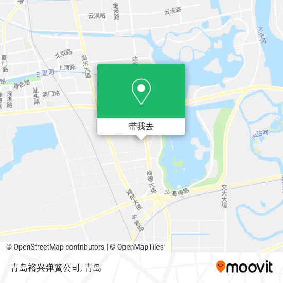 青岛裕兴弹簧公司地图