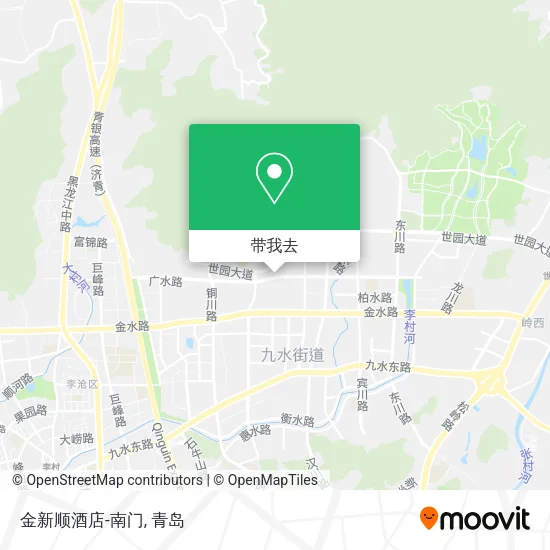 金新顺酒店-南门地图