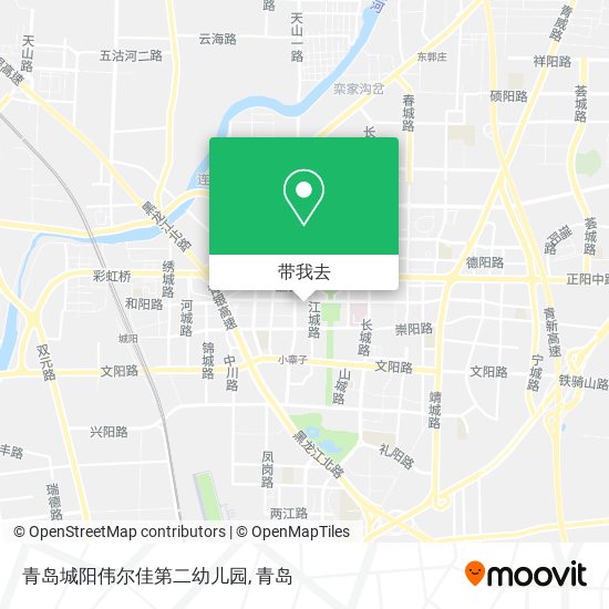 青岛城阳伟尔佳第二幼儿园地图