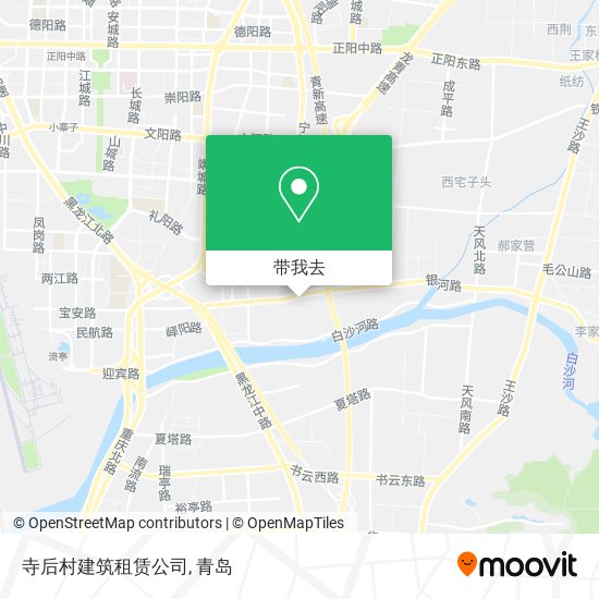 寺后村建筑租赁公司地图