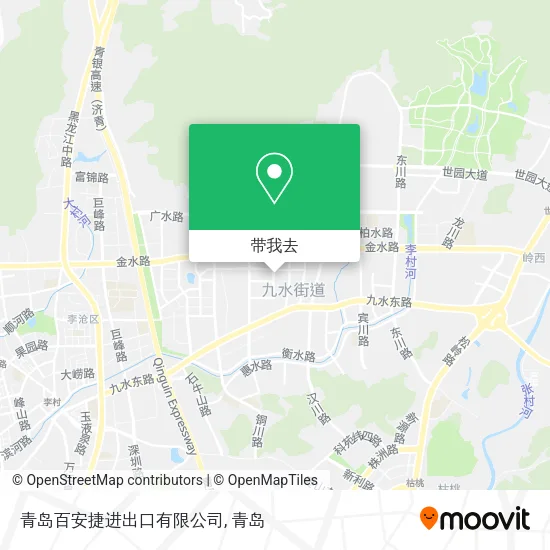 青岛百安捷进出口有限公司地图