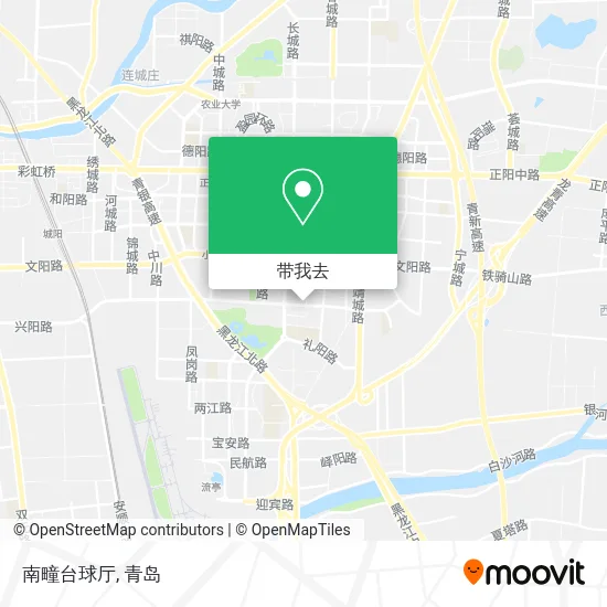 南疃台球厅地图