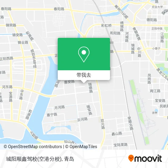 城阳顺鑫驾校(空港分校)地图