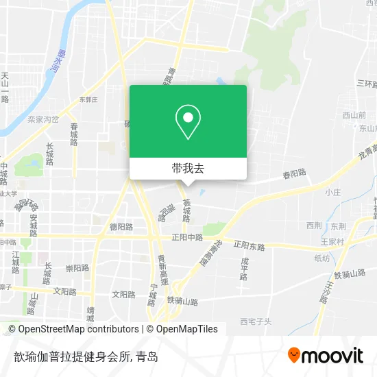 歆瑜伽普拉提健身会所地图