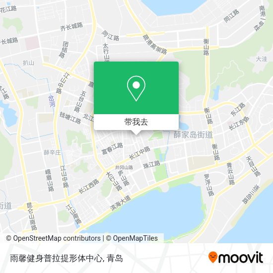 雨馨健身普拉提形体中心地图