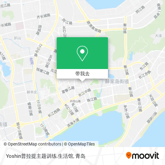 Yoshin普拉提主题训练.生活馆地图