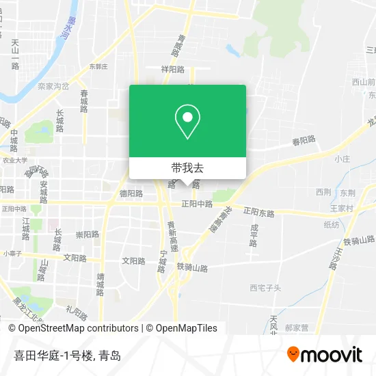 喜田华庭-1号楼地图