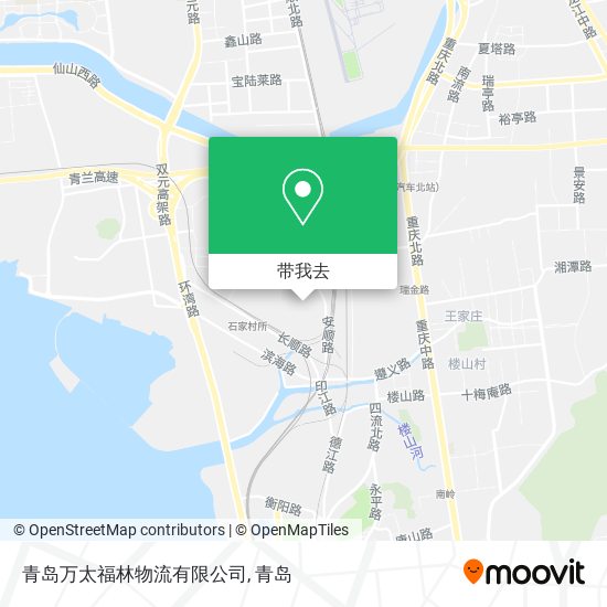 青岛万太福林物流有限公司地图