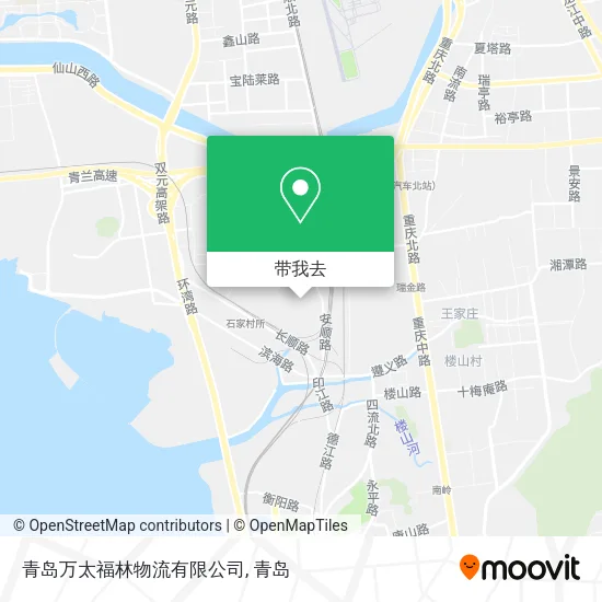 青岛万太福林物流有限公司地图