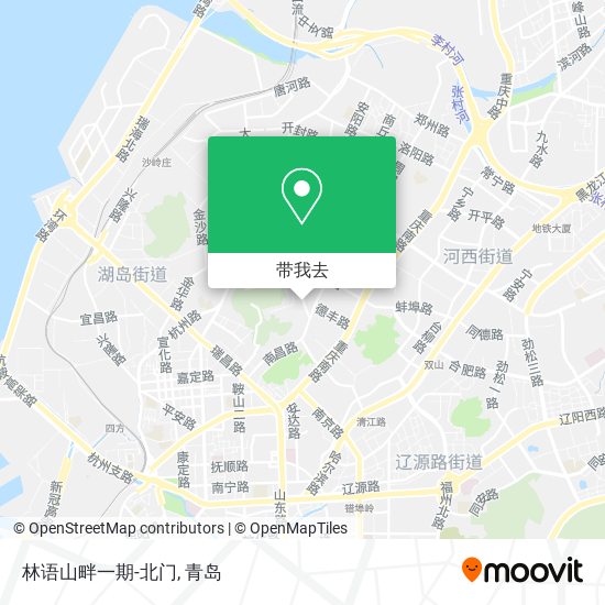 林语山畔一期-北门地图