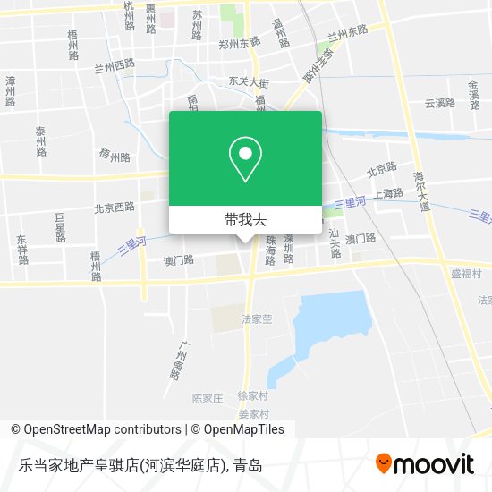 乐当家地产皇骐店(河滨华庭店)地图
