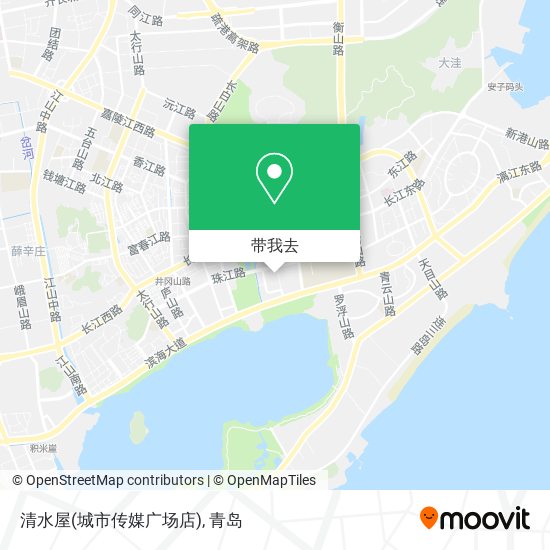 清水屋(城市传媒广场店)地图