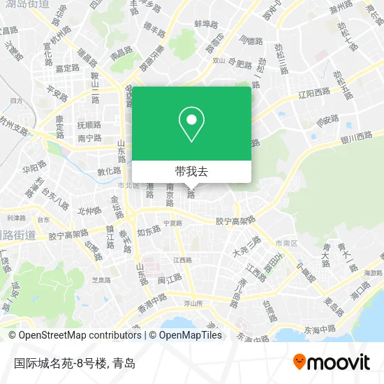 国际城名苑-8号楼地图