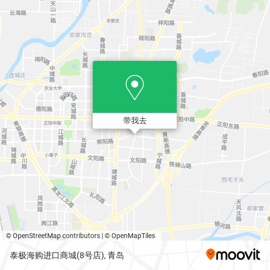 泰极海购进口商城(8号店)地图