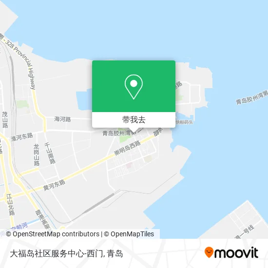 大福岛社区服务中心-西门地图