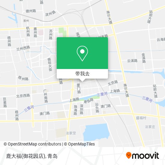 鹿大福(御花园店)地图