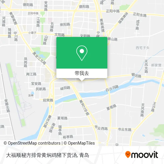 大福顺秘方排骨黄焖鸡猪下货汤地图