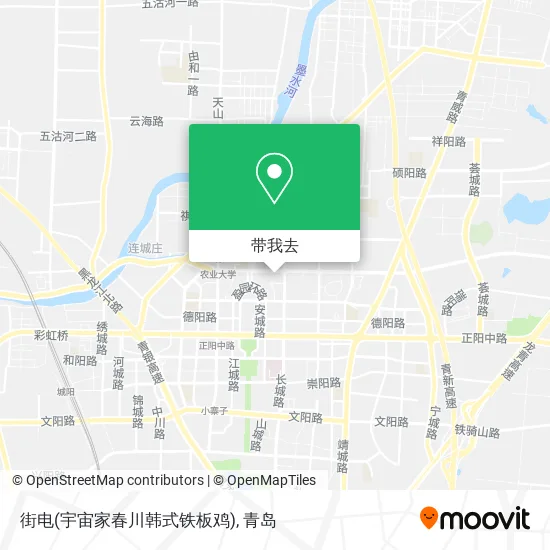 街电(宇宙家春川韩式铁板鸡)地图