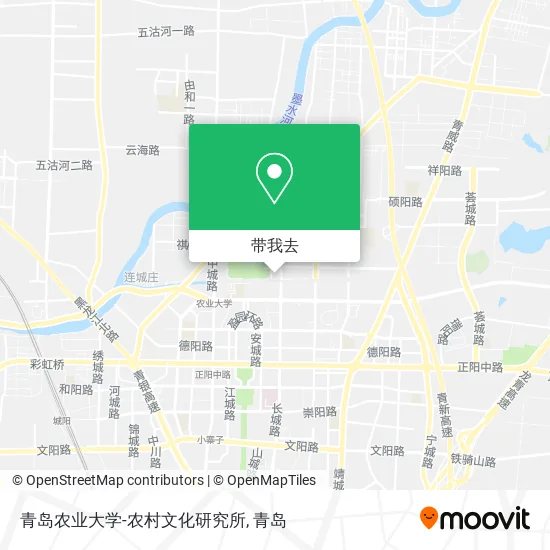 青岛农业大学-农村文化研究所地图