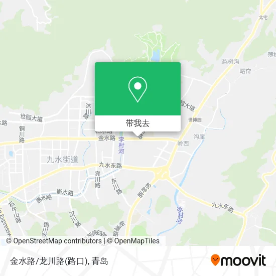 金水路/龙川路(路口)地图