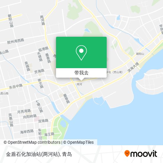 金盾石化加油站(两河站)地图