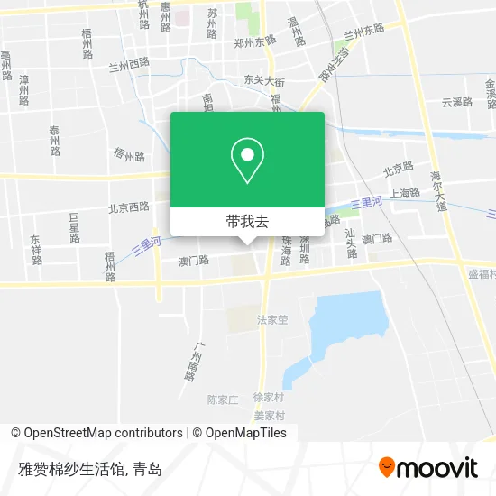 雅赞棉纱生活馆地图