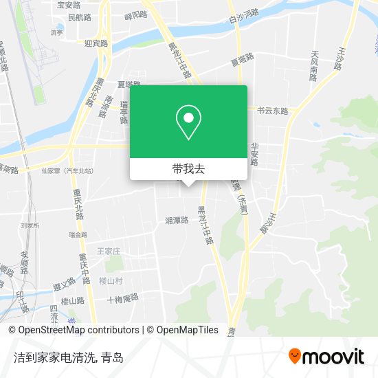 洁到家家电清洗地图