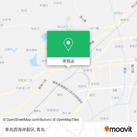青岛西海岸新区地图
