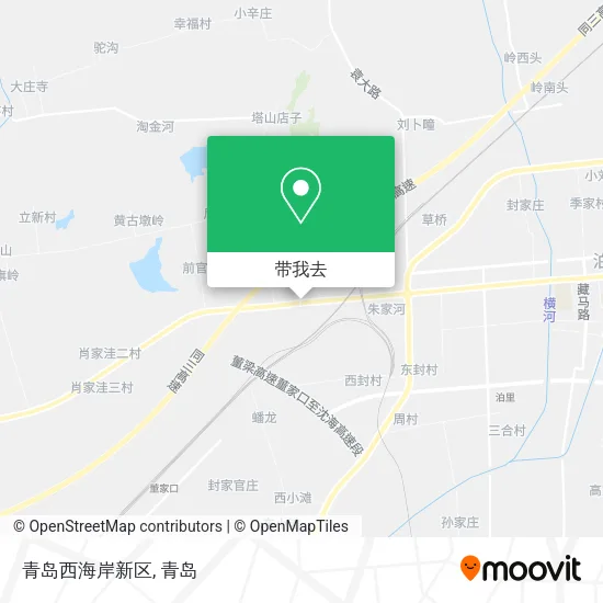 青岛西海岸新区地图