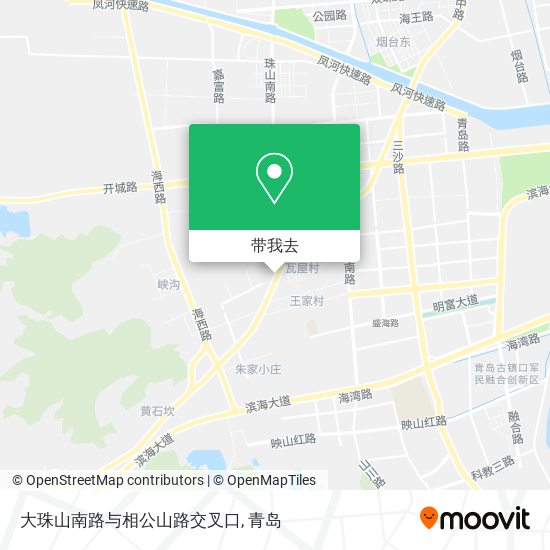 大珠山南路与相公山路交叉口地图