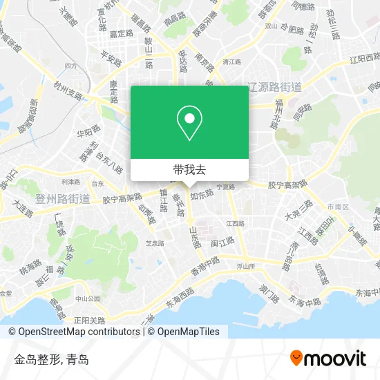 金岛整形地图