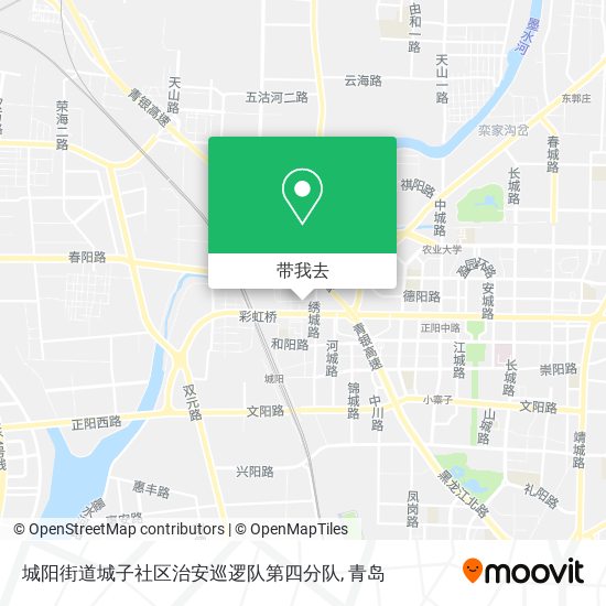 城阳街道城子社区治安巡逻队第四分队地图